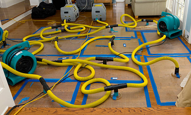 Professional Burst Pipe Water Damage technician working in Bethlehem, NC